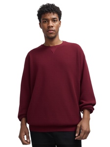 High Quality Men's Anti-Wrinkle Wool/Nylon Sweater Drop Shoulder Winter Thick Crew Neck <b>Pullover</b> <b>Jumper</b> Blank Knit Long Sleeve - Product Image 5