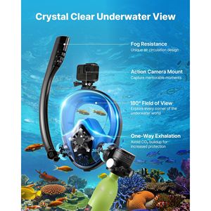 Bombola Subacquea Portatile da 0,5L con Maschera Subacquea, Cilindro per Respirazione Subacquea Riutilizzabile per 10 Minuti - Product Image 5