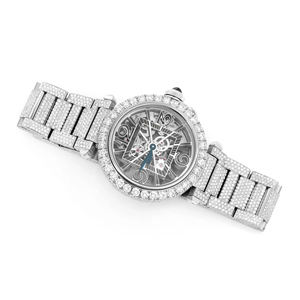 Iced Out Moissanite <b>Watch</b> VVS Diamond Hip Hop Fashion Stainless Steel <b>Quartz</b> 20mm Band Glass Dial <b>Men</b> - Product Image 3