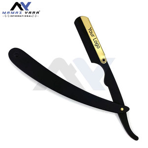 Hot Selling Straight <b>Razors</b> For <b>Men</b> Custom Logo Barber <b>Razors</b> Straight Edge <b>Razor</b> Close Shaving Beard Cut Throat Safety Shavette - Product Image 2