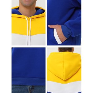 Sudadera con Capucha para Hombre, Estilo Casual, de Algodón Grueso, con Logotipo Personalizado, Talla Grande, Ropa Urbana para Hombre - Product Image 6