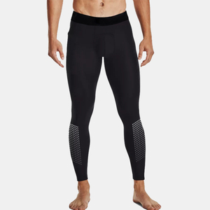Leggings de Compresión Negros para Hombre, Cintura Elástica, Transpirables, Ligeros, de Spandex y Poliéster, Ajuste Deportivo, Pantalones para Entrenamiento de Verano - Product Image 3