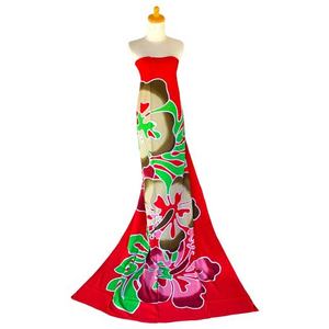 Adornos florales pintados a mano 100% Rayon Bali Pareo Beach Sarong Selecciones de colores amplios Estilo de una pieza - Product Image 3