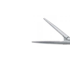 Pinza Quirúrgica Manual de Acero Inoxidable para Oído, Nariz y Garganta (ENT), Tipo Malleus, Tipo Cocodrilo, Micro Pinza para Oído, 10 cm, CE, con Empuñadura Quirúrgica - Product Image 3