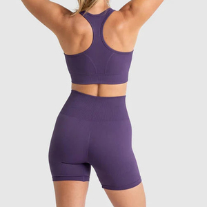 Sujetador Deportivo de Yoga para Mujer, Tallas Grandes, Alto Rendimiento, Ligero, Secado Rápido, Tejido Transpirable, Logotipo Frontal, para Correr - Product Image 4