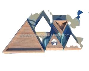 Quemador de Incienso Árabe de Madera de Primera Calidad, Juego de Mubkhar, Exquisito Soporte para Bakhoor para Ramadán, Eid, Regalos Festivos Árabes y Hogar - Product Image 2