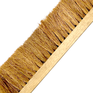 Whole Sale Jumbo Natural Coconut Fiber Durable Heavy Duty Eco Friendly Household Cleaning <b>Brush</b> Wooden Base Handle <b>Scrub</b> Tools - Product Image 3