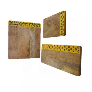 Tabla de queso de madera de mango Natural de alta calidad, tabla de servicio de corte de bambú para cocina para picar, servir nuevos artículos de cocina - Product Image 6