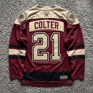 Custom OEM High Quality Air-Knit <b>Mesh</b> Ice Hockey Jersey Tackle Twill Embroidery Men's Blank Teamwear Uniform - Product Image 2