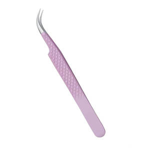 Pince à épiler professionnelle pour extensions de cils, en acier inoxydable durable, conception anti-fatigue pour une utilisation prolongée - Product Image 4