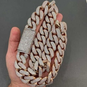 Chaîne Hiphop en Diamant de Qualité Exceptionnelle, Collier Tendance et Élégant pour Hommes et Femmes, Bijou Urbain et Streetwear - Product Image 6