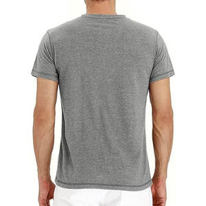 Chemises Henley à manches courtes, décontractées, classiques, en coton, pour l'été, avec boutons, personnalisables, basiques, en coton 220 GSM, marque privée - Product Image 6