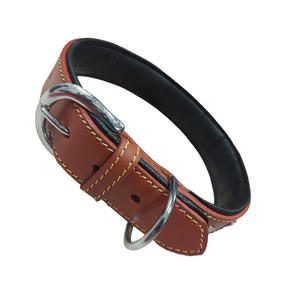 Collar de Cuero Genuino para Perro, Precio de Fábrica al por Mayor, Collar Ajustable Acolchado Suave de Lujo - Product Image 6