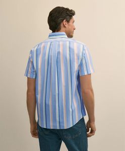 Chemise hawaïenne à imprimé floral pour homme, décontractée, à manches courtes, légère, colorée, boutonnée, idéale pour la plage et l'été - Product Image 4