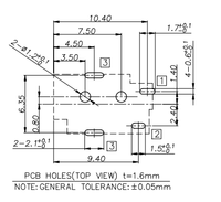 Connecteur d'alimentation CC DIP 3 broches 5 mm DC00310 personnalisé en usine, prise d'alimentation CC