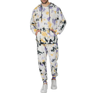 Custom White Floral Tracksuit <b>Set</b> Hooded Sweatshirt <b>Jogger</b> Pants <b>Matching</b> Streetwear Casual Two Piece Sportswear - Product Image 1