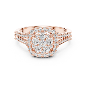 Anillo de Diamante Moissanita de Plata de Ley 925 Personalizado al por Mayor, Fabricante de Joyería Fina para Bodas, Proveedor de Exportación - Product Image 1
