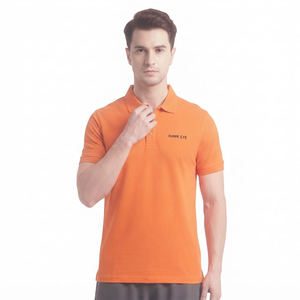 T-shirts et polos en coton de haute qualité pour hommes, impression et broderie de logo personnalisés, polos unis de taille standard. - Product Image 3
