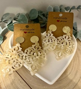 Simple Elegance <b>Resin</b> Earrings Minimalist <b>Resin</b> Earrings <b>Clear</b> Style <b>Resin</b> Earrings Wholesale Factory Price Item Use <b>Resin</b> - Product Image 6