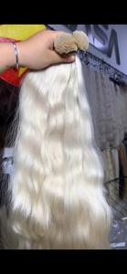 Vietnamien brut Premium Blonde Ombre Luxe Prix de gros Kératine Extension de cheveux humains Ondulés toutes couleurs - Product Image 4