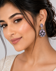 Trusted Supplier Handmade Oxidized <b>Silver</b> Lovers Boho <b>Drop</b> <b>Earrings</b> Women for Party | Bulk Direct Factory Manufacturer - Product Image 2