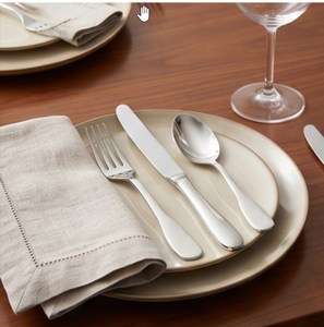 Ensemble de couverts minimalistes en acier inoxydable, finition miroir, manche long, passe au lave-vaisselle, cuillère, fourchette, couteau, pour les occasions de mariage - Product Image 4