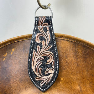 Nuevo Clip Magnético para Sombrero de Cuero Repujado a Mano 2025, Soporte para Sombrero con Diseño Floral Occidental, Correa para Sombrero con Imán Fuerte, para Bolsos y Cinturones - Product Image 4