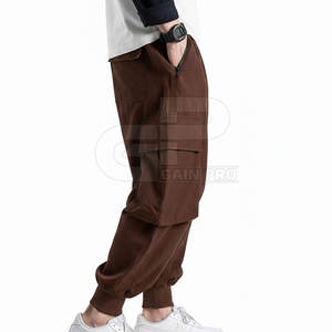 กางเกงคาร์โก้ผู้ชายทรงโมเดิร์น สไตล์สตรีทแวร์ ผ้าทนทาน สวมใส่สบาย เหมาะสำหรับแฟชั่นสตรีท ใส่ได้ทุกวัน และไลฟ์สไตล์แอคทีฟ - Product Image 4