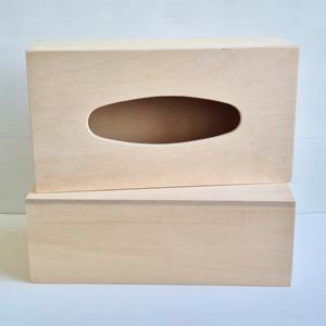 Boîte à mouchoirs en bois à motif floral, boîte à mouchoirs en bois imprimée motif jardin pour emballage cadeau féminin, vente en gros, étui de rangement - Product Image 5