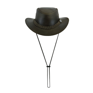 Vêtements de sport en cuir de vachette de haute qualité pour adultes, chapeau de cowboy personnalisé avec logo pour l'équitation et les sports équestres, chapeaux en cuir de cowboy pour hommes - Product Image 2