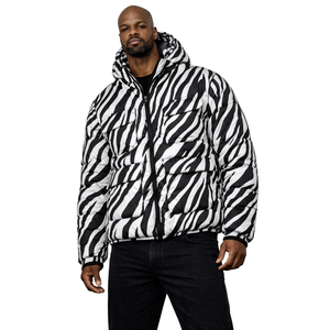 Waterproof Breathable Eco-Friendly Heated Men's Winter Puffer Jacket Custom <b>Bubble</b> <b>Coat</b> Hooded OEM for Cold Outdoor Wear - Product Image 1