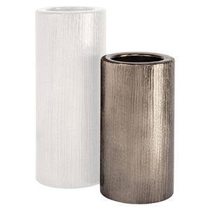 Support de bougie moderne en métal avec base texturée, 35 cm de haut, résistant à la chaleur, décoration d'intérieur - Product Image 6