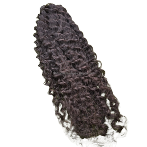 Extensiones de Cabello Remy con Trama, Cabello Humano Indonesio Negro Natural Rizado, 100% Doble Trama, 100g - Product Image 2