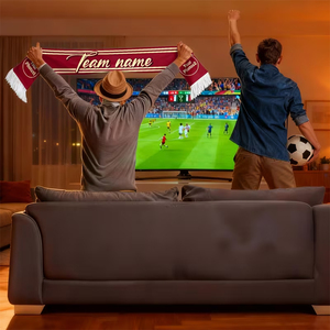 Écharpe longue d'hiver pour équipe de football adulte, respirante, durable, écologique, isolation thermique avec nom et numéro de l'équipe - Product Image 6