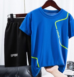 Ensemble d'entraînement sportif deux pièces unisexe pour adultes, respirant, à séchage rapide, écologique, léger, pour l'automne, tenue de sport et de basketball - Product Image 2