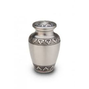 Handcrafted American Style Adult Cremation Urn Human Ashes Elegant Brown Metal Eco-Friendly Funeral Memorial Secure Burial - Product Image 5