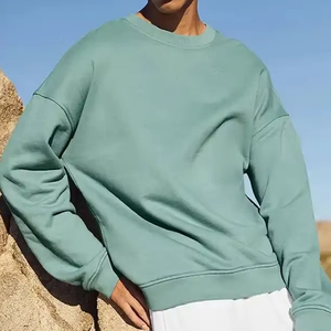 Sudadera Extra Grande Personalizada para Hombre, Sudadera con Hombros Caídos y Cuello Redondo, Sudaderas con Capucha y Sudaderas para Hombre, Ropa Casual - Product Image 5