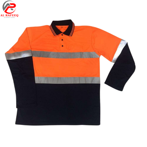 Nueva Llegada 2026 Camiseta Polo de Trabajo de Manga Corta de Alta Visibilidad con Cinta Reflectante, Secado Rápido, Impermeable, Logotipo Personalizado - Product Image 1