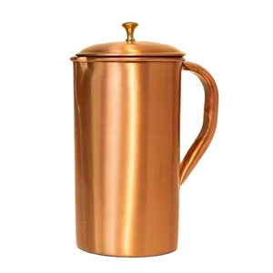 เหยือกทองแดงแท้แบบใหม่พร้อมหูจับ ดีไซน์สั่งทำได้ เก็บความร้อน ป้องกันการกัดกร่อน เป็นมิตรกับสิ่งแวดล้อม สไตล์อเมริกัน - Product Image 1