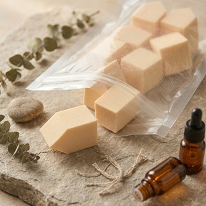 [K-ESSENTIALS] Juego de Esponjas de Maquillaje Facial Desechables, Higiénicas, Beige, Portátiles, Multiusos, Herramienta para Difuminar el Maquillaje - Product Image 2