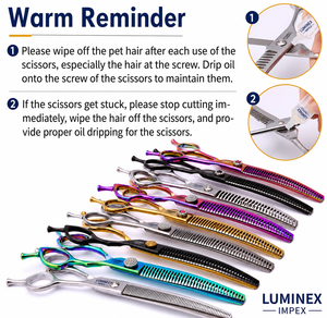 Premium Pet Grooming <b>Scissors</b> Set – Made from High-Quality Stainless Steel, Professional <b>Dog</b> & Cat Hair Cutting Kit with Case - Product Image 4