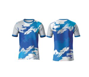Vêtements de sport décontractés de haute qualité, 100% polyester, jersey uni, sublimation personnalisée sur toute la surface, respirant, séchage rapide - Product Image 1