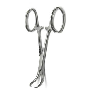 Équipement vétérinaire Backhaus, pinces chirurgicales vétérinaires en acier inoxydable, pince à serviette pour microchirurgie avec caractéristiques droites et courbées - Product Image 3
