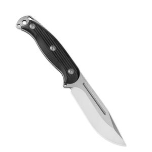 Cuchillos Plegables Premium con Hoja Corta de Filo Liso y Mango de Olivo Contorneado con Cordón Trenzado para Camping, Senderismo y Viajes - Product Image 2