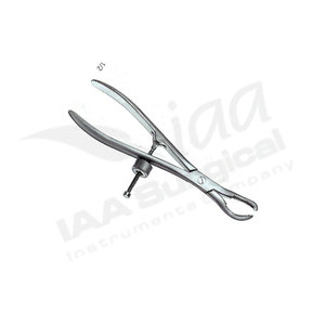 Pinza Quirúrgica para Sujeción de Huesos, Acero Inoxidable, Instrumento Ortopédico de Grado Hospitalario, Reutilizable - Product Image 1