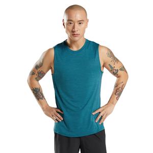 Débardeur de sport personnalisé pour hommes en coton 100% à col ras du cou, maille respirante, haute qualité, sans manches, DryFit, pour entraînement de basketball - Product Image 1