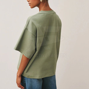 Diseña Tu Propia Camiseta Holgada Ligera para Mujer, Camiseta Holgada de Primera Calidad para Mujer, Diseño Cómodo y Holgado - Product Image 2