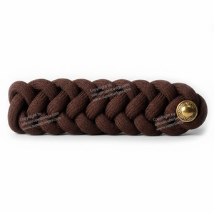 Meilleures épaulettes personnalisées marron enduites avec cordon de serrage et matériau torsadé durable à 3 brins pour uniformes de cérémonie - Product Image 1