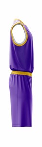 Uniforme de Baloncesto Estampado de Ajuste Flexible, Tela Ligera y Transpirable, Color y Diseño Personalizados, Unisex, para Todas las Temporadas - Product Image 3