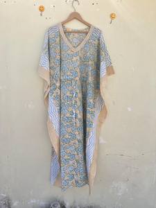 Bata Kimono con Estampado de Dibujos Animados para Mujer, 100% Algodón, Camisón de Verano Hecho a Mano, Cuello en V, Cintura Elástica, Largo hasta la Rodilla - Product Image 3